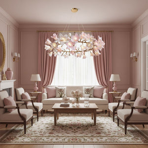Circular Blossom Chandelier