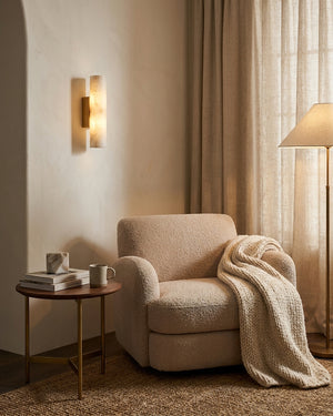 Clasten Alabaster Wall Sconce