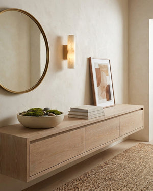 Clasten Alabaster Wall Sconce
