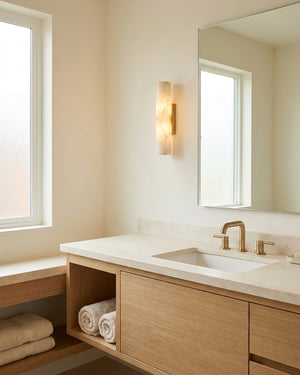 Clasten Alabaster Wall Sconce