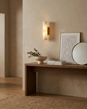 Clasten Alabaster Wall Sconce