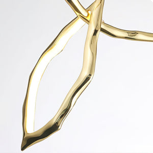 Cloud Rings Series Brass Chandelier