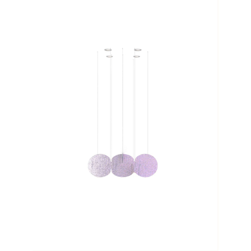Clouds Iridescent Disc Chandelier – detail 17