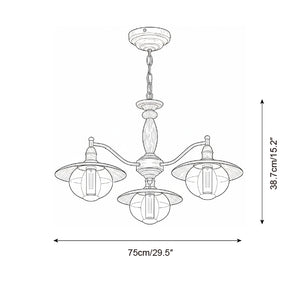 Coachlight Globe Chandelier