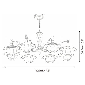 Coachlight Globe Chandelier