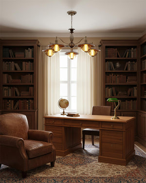 Coachlight Globe Chandelier