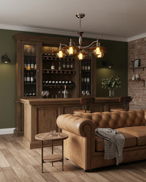 Coachlight Globe Chandelier