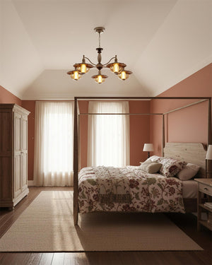 Coachlight Globe Chandelier