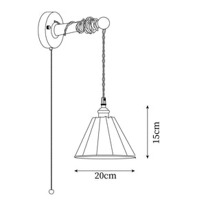 Coca Wall Lamp 7.8″ - 5.9″ - Docos