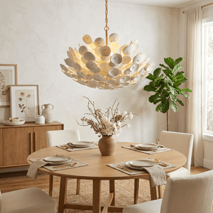 Coconut Disc Chandelier