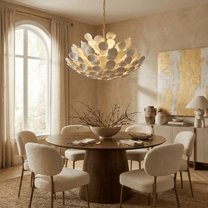 Coconut Disc Chandelier