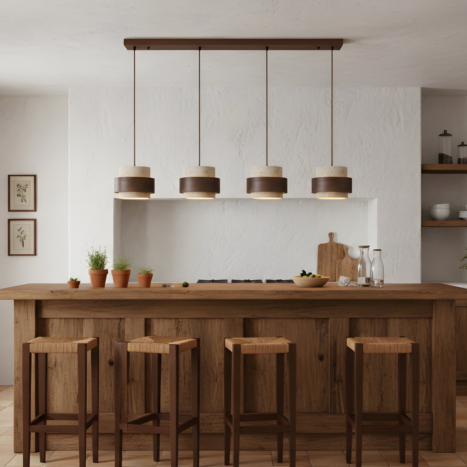Cole Travertine Pendant Lamp