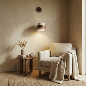Cole Travertine Wall Lamp