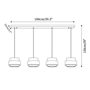 Cole Travertine Pendant Lamp