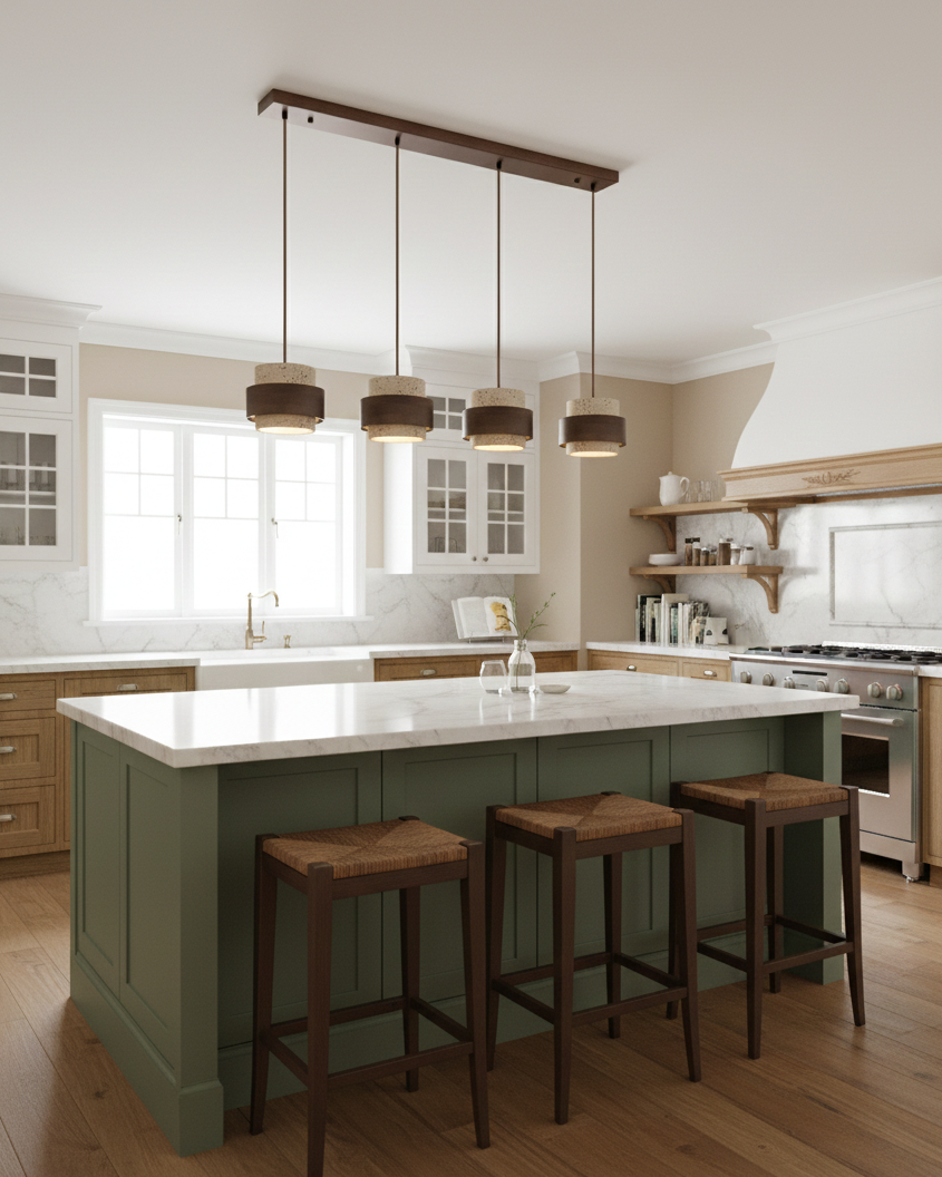 Cole Travertine Pendant Lamp