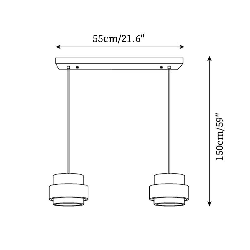 Cole Travertine Pendant Lamp