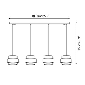 Cole Travertine Pendant Lamp