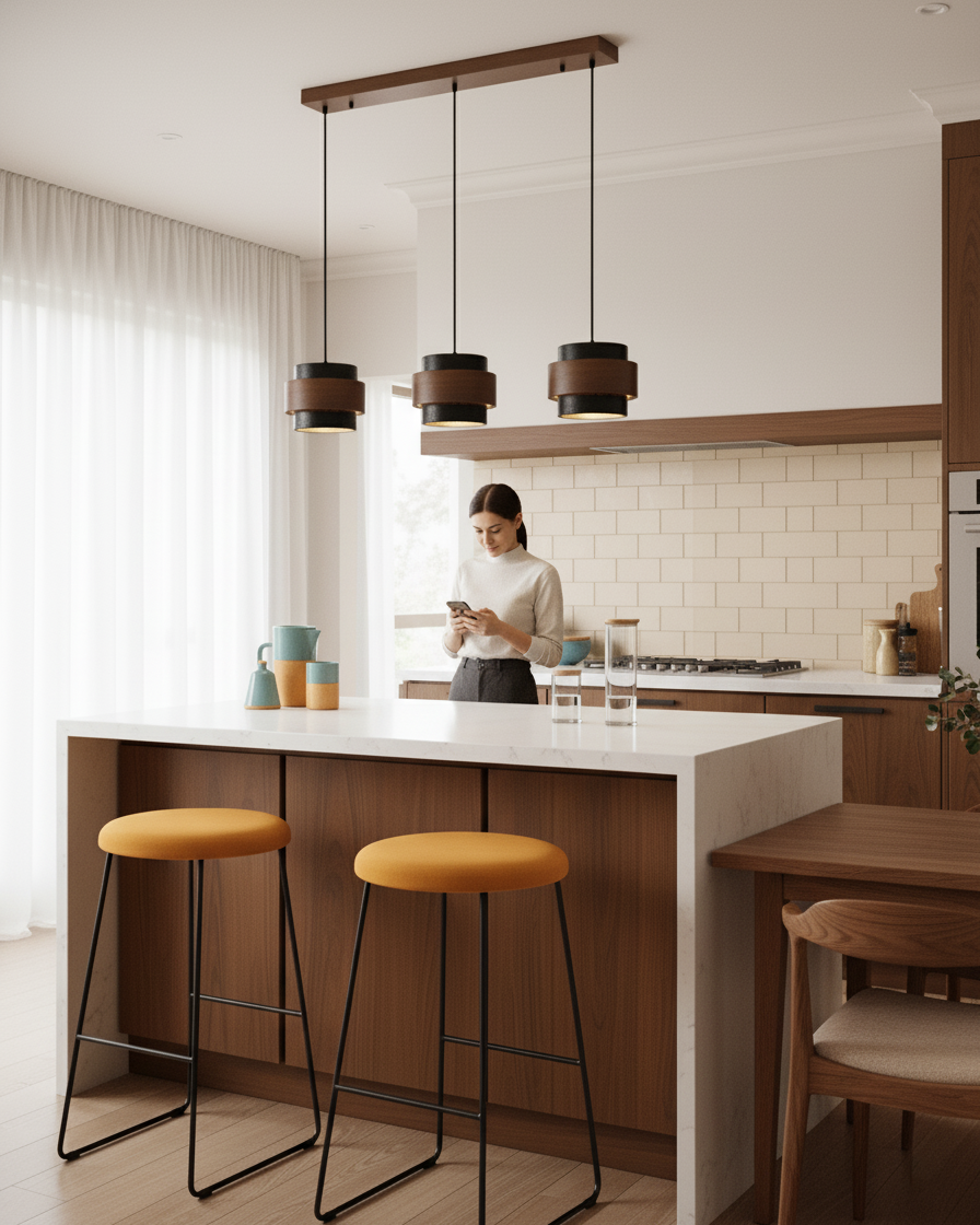 Cole Travertine Pendant Lamp