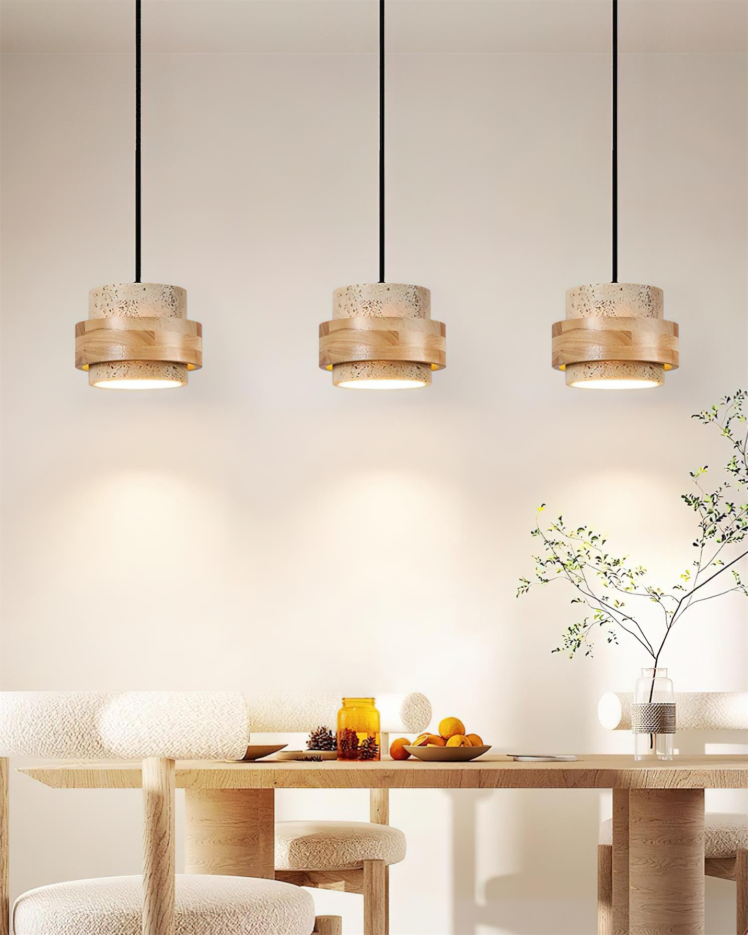 Cole Travertine Pendant Lamp