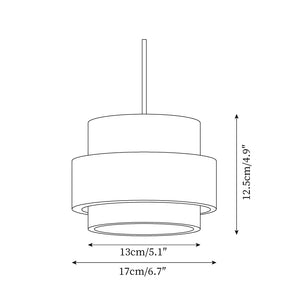 Cole Travertine Pendant Lamp