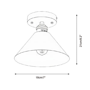 Collar Wood Ceiling Lamp