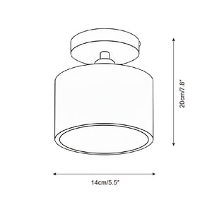 Collar Wood Ceiling Lamp