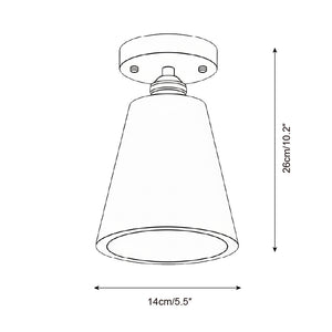 Collar Wood Ceiling Lamp