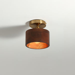 Collar Wood Ceiling Lamp