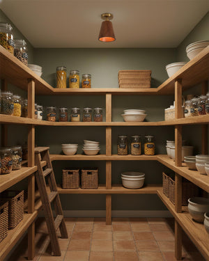 Collar Wood Ceiling Lamp