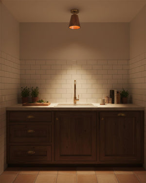 Collar Wood Ceiling Lamp