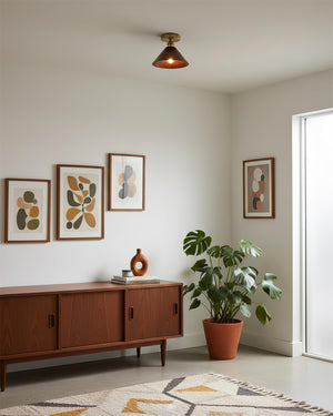 Collar Wood Ceiling Lamp