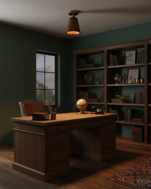 Collar Wood Ceiling Lamp