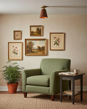 Collar Wood Ceiling Lamp