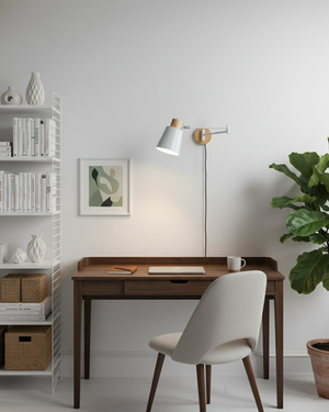 Collin Adjustable Plug In Wall Lamp