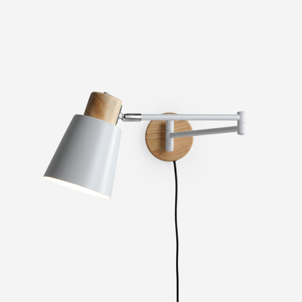 Collin Adjustable Plug In Wall Lamp