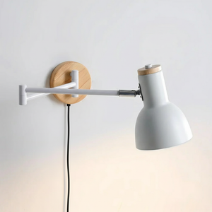 Collin Adjustable Plug In Wall Lamp