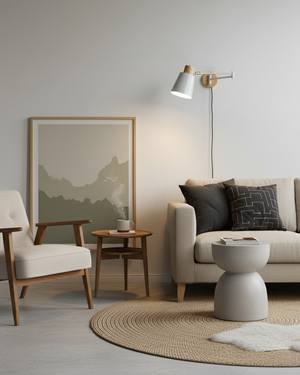 Collin Adjustable Plug In Wall Lamp