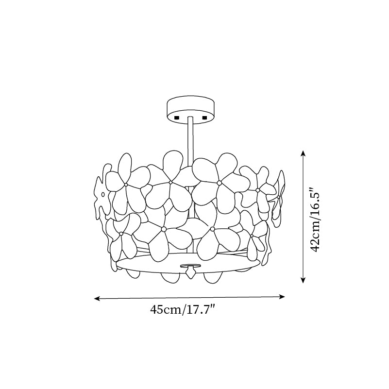 Collins Flowers Ceiling Lamp