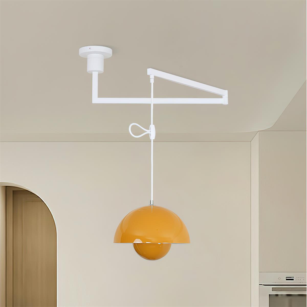 Color Swing Arm Pendant Light