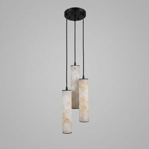 Column Alabaster Staircase Chandelier
