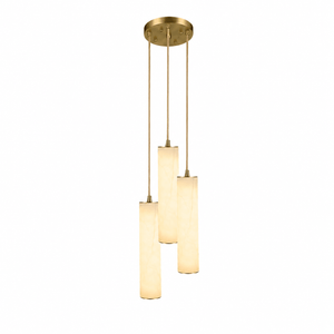 Column Alabaster Staircase Chandelier