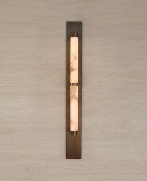 Columnar Alabaster Sconce