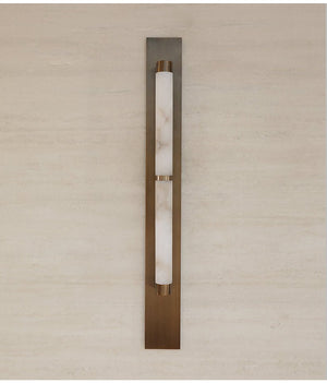 Columnar Alabaster Sconce