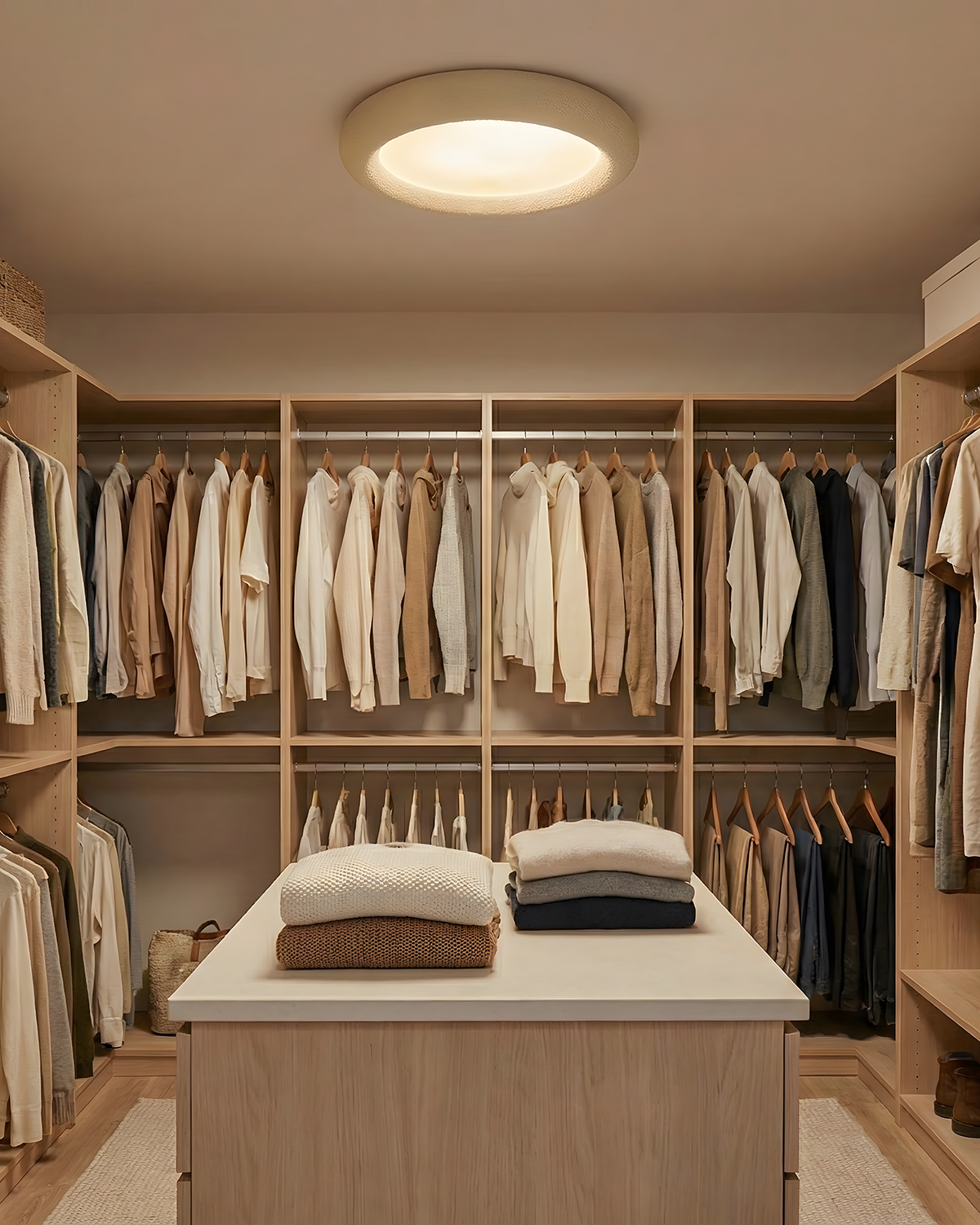 Luz de techo concisa