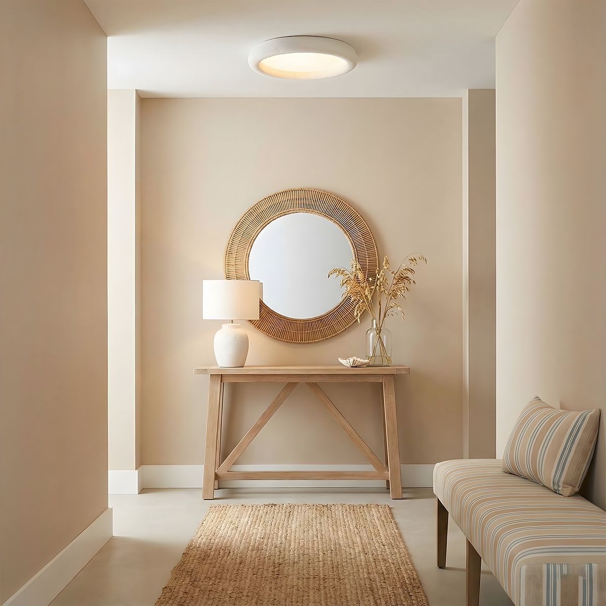 Luz de techo concisa