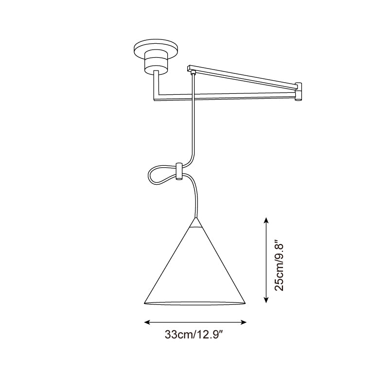 Conira Swing Arm Pendant Lamp