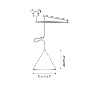 Conira Swing Arm Pendant Lamp