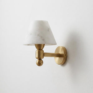 Contrast Alabaster Wall Sconce
