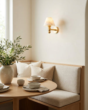Contrast Alabaster Wall Sconce