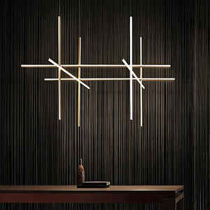 Gridline Linear Chandelier